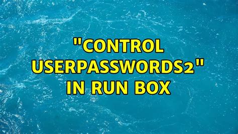 control passwords2